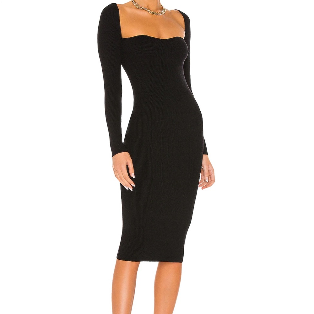 X REVOLVE Olivia Midi Dress in Black
One Grey Day